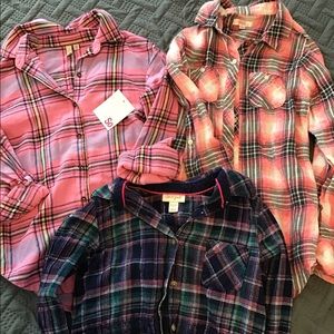 Set of 3 Flannels